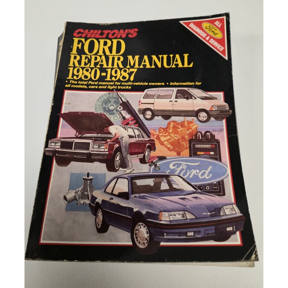 Chilton Ford Repair Manual 1980-1987 Cars Light Trucks 7773 ISBN 0801977738